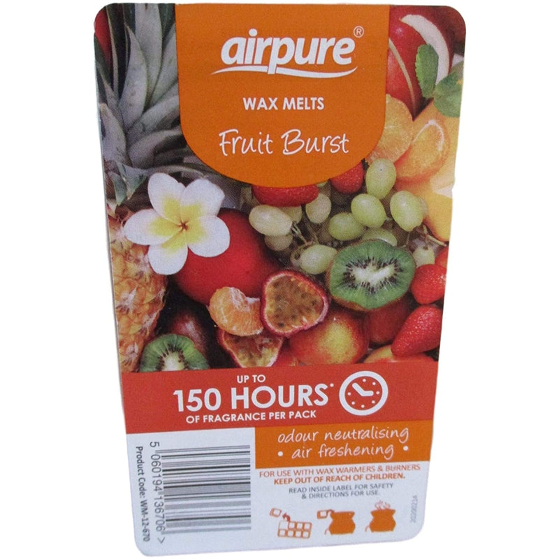 Scented Candles - Wax Melts - Air Freshening Odour Neutralising - Use with Wax Warmers or Burners 4 Flavours by Airpure - Variety Pack (1)