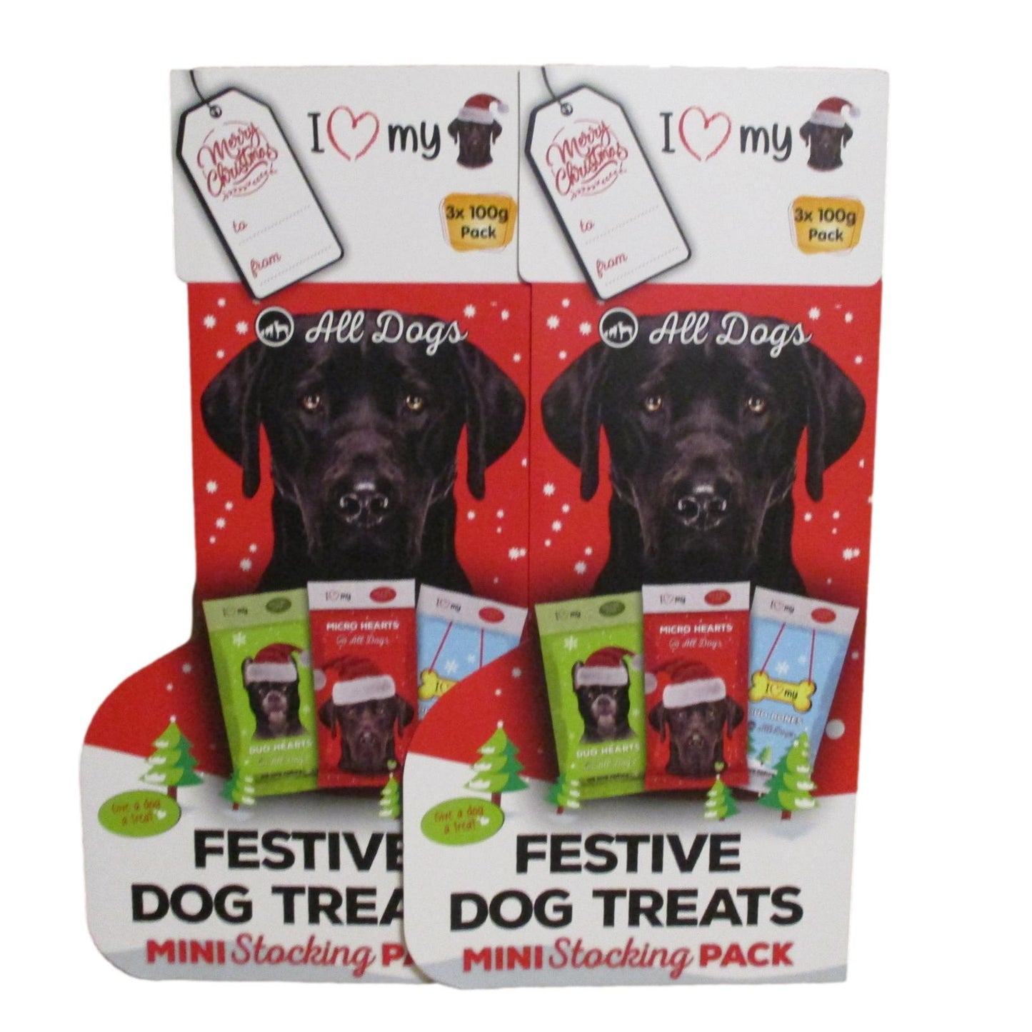 I Love My Dog Festive Dog Treats 3 x 100g