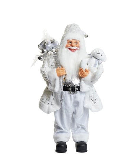 Santa Decoration Soft Plush Standing Figure- Xmas Statue 60cm