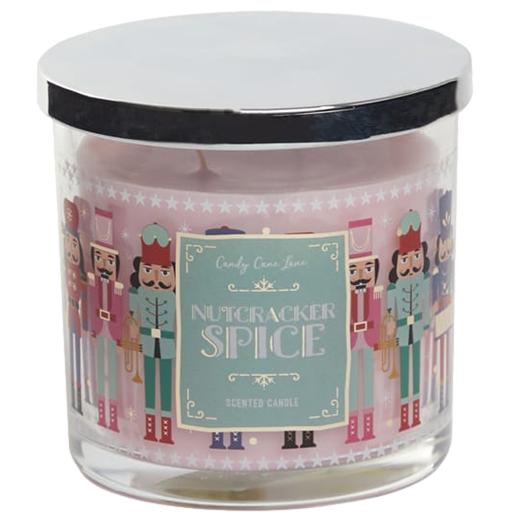 Candy Cane Lane Candles - A choice of 3 Candles in 350g Jars with lid